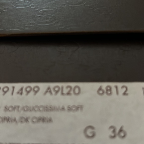 Lovely Guccissima soft DK Cipria , size 6 - Picture 3 of 4